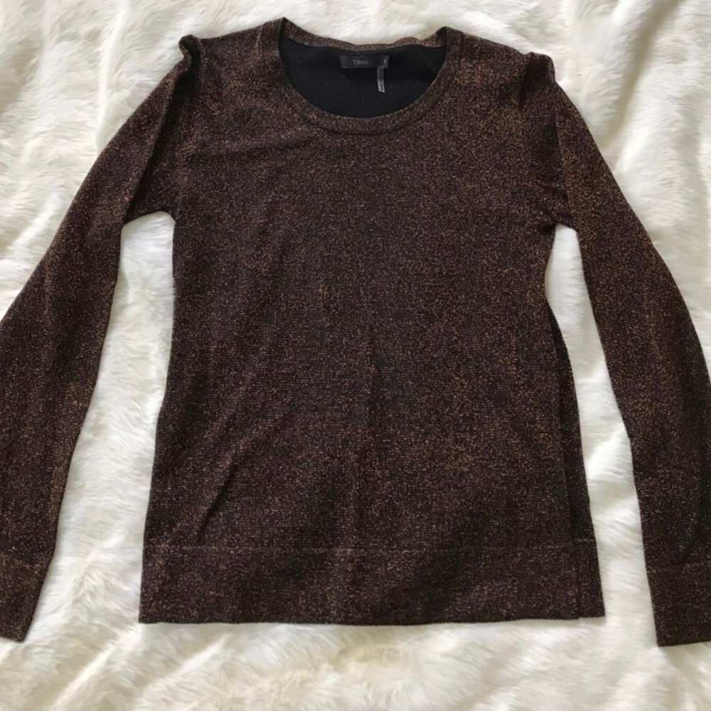 NWOT - THML Bronze/Black Pullover